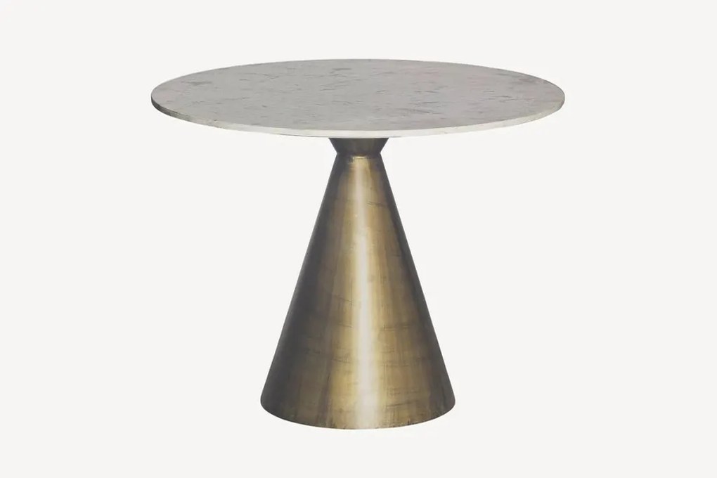 Masa Rotunda Bistro, Marmura, Metal, ELEGANCIA 100cm