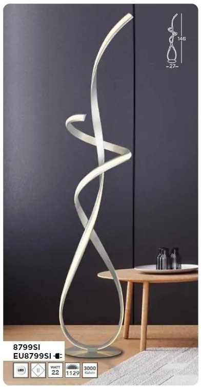 Lampadar, Lampa de podea LED design modern minimalist Music