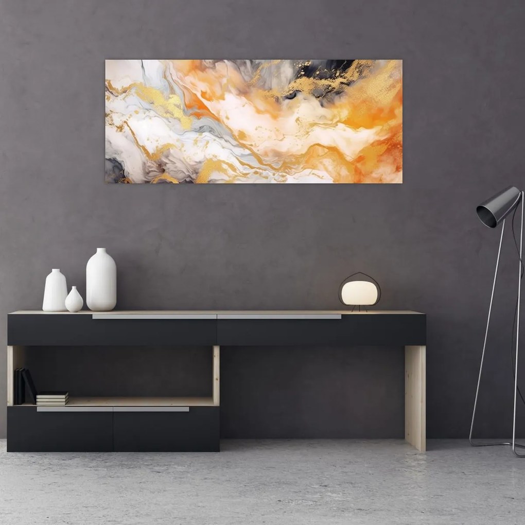 Tablou - Fond marmorat (120x50 cm)