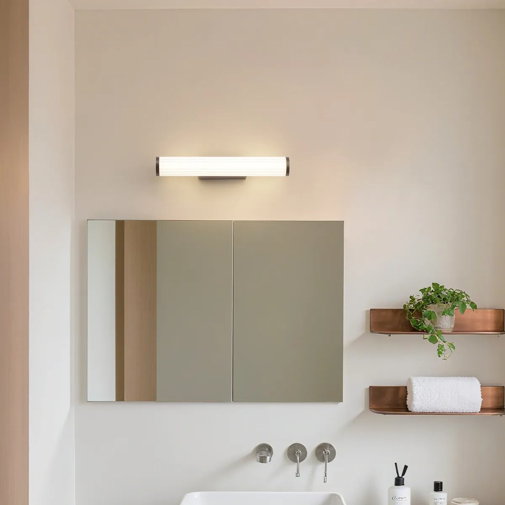 Lampă de perete retro bronz 40.4cm Inclusiv LED IP44 - Coco