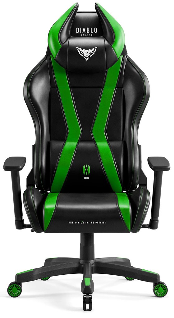 Scaun gaming Diablo X-Horn 2.0 Normal Size: negru-verde