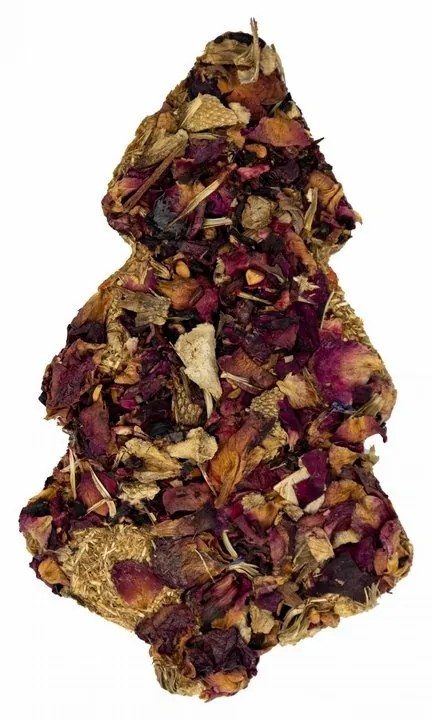 LIMARA Pom de Crăciun pe bază de plante, fărăcelule Rosehip - Rose - Hibiscus 80g