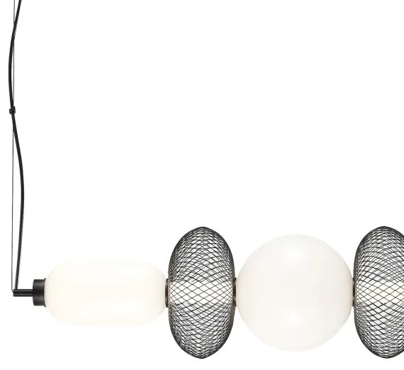 Lustră LED pe cablu ARAME LED/32W/230V negru