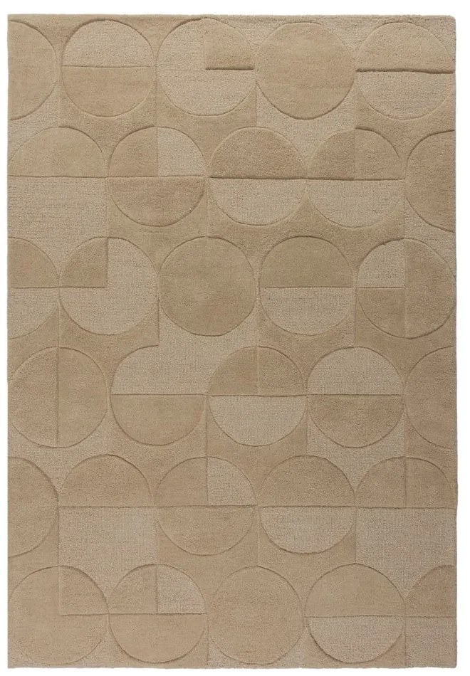 Covor în culoare naturală țesut manual din lână 240x340 cm Gigi – Flair Rugs