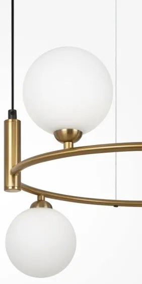 Lustră pe cablu Maytoni MOD013PL-04BS1 RING 4xG9/25W/230V auriu