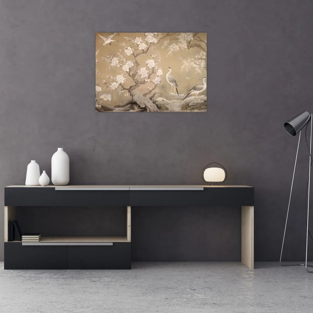 Tablou - Desen animat peisaj japonez (70x50 cm)