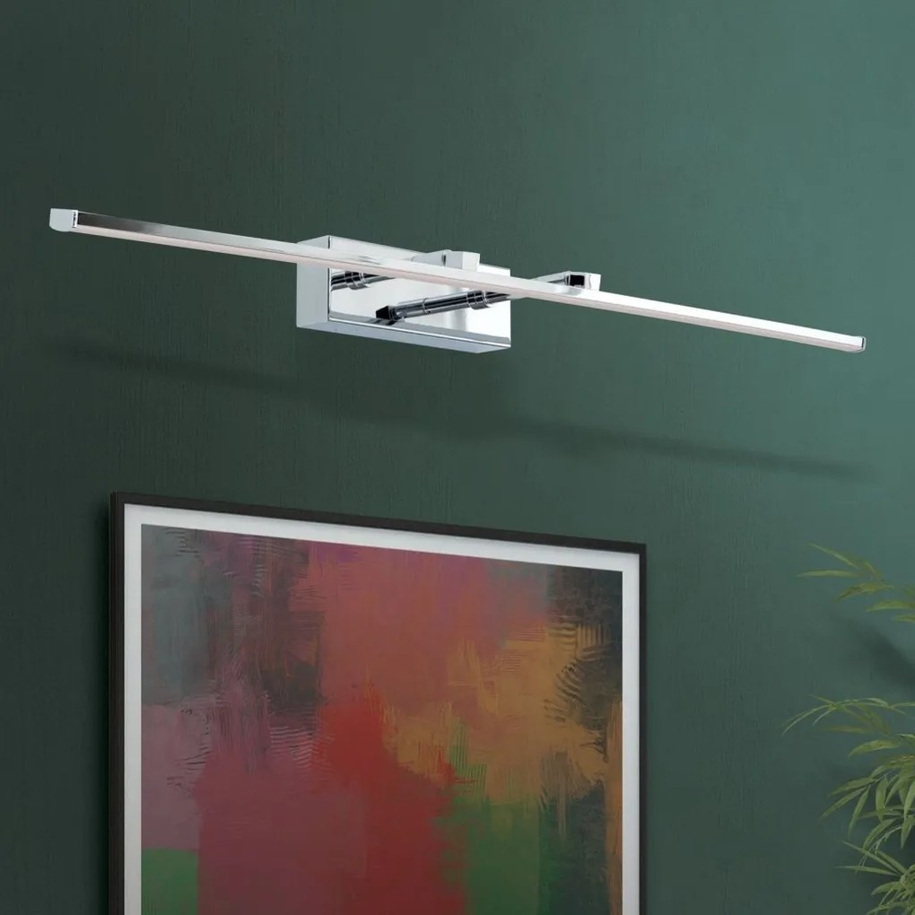 Aplica LED pentru tablou PUBLIO L-75cm crom