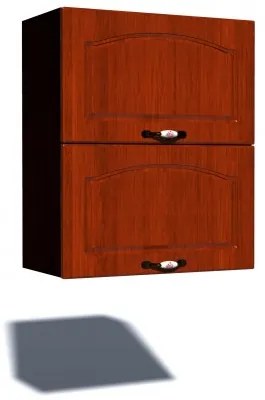 Corp superior 60 cu 2 usi orizontale Zebra MDF mustata cedru