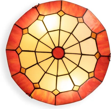 BRILAGI - Plafonieră Tiffany cu vitralii SIENNA 2xE27/60W/230V Ø 40 cm