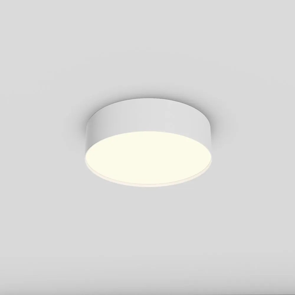 Plafoniera LED design tehnic Zoom D-22cm 3000K alba