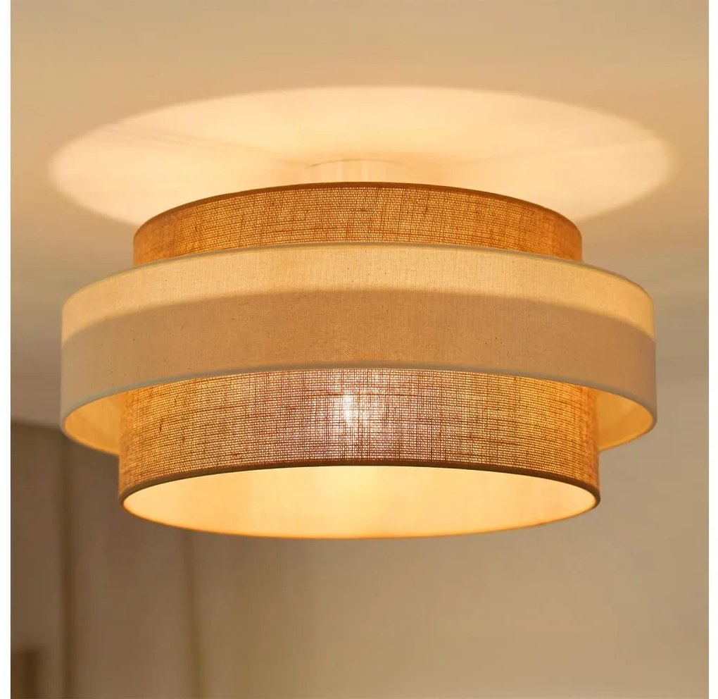 Lustră aplicată Brilagi SPACE LIGHT 1xE27/15W/230V d. 50 cm bej/crem