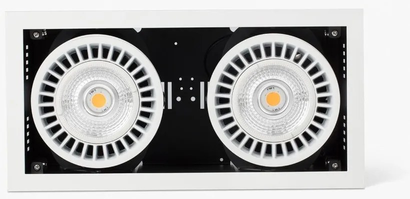 Spot LED incastrabil COLIN-2 White recessed 48-72W 4000K 56°