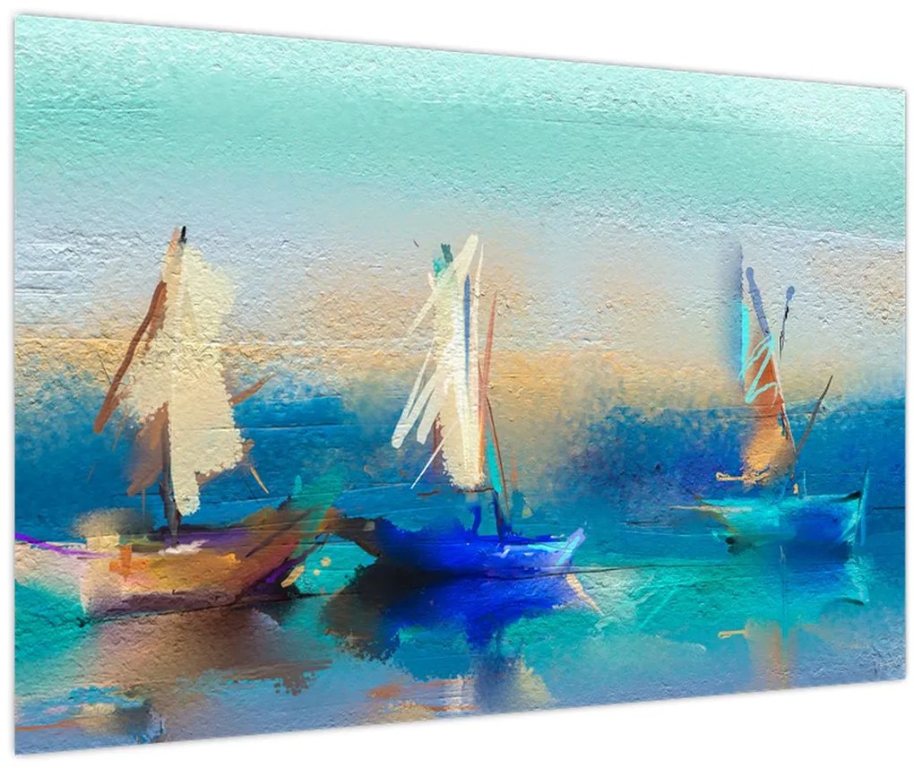 Tablou - Peisaj pictură, pictură (90x60 cm)