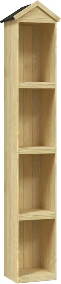 vidaXL Magazie unelte de grădină, 40x33x222 cm, lemn de pin tratat