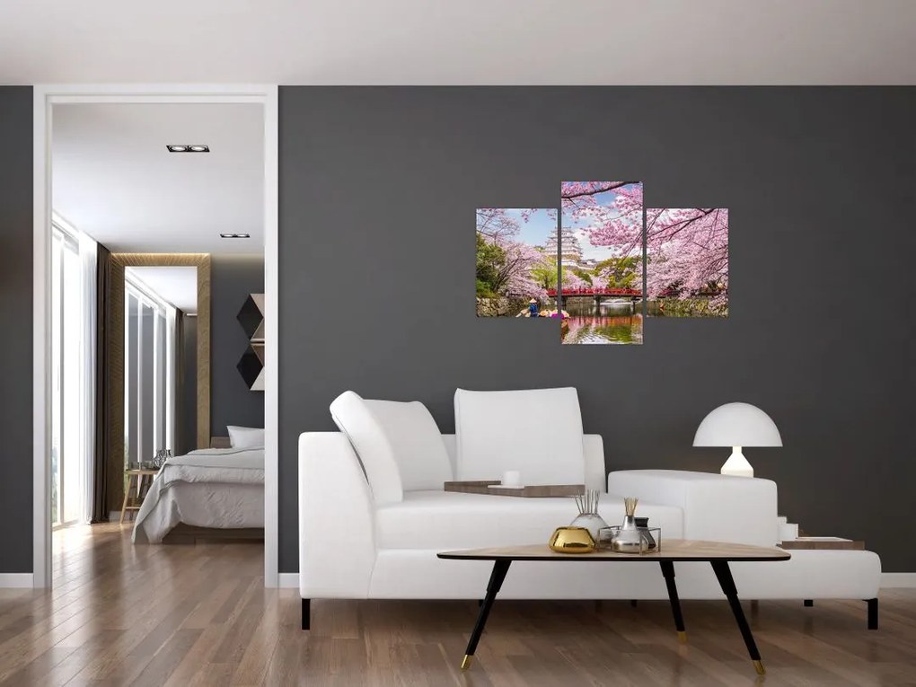Tablou cu cireș japonez (90x60 cm)