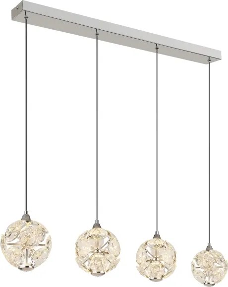 Globo 16047-4HC - Lustru LED pe cablu VIRINA LED/32W/230V