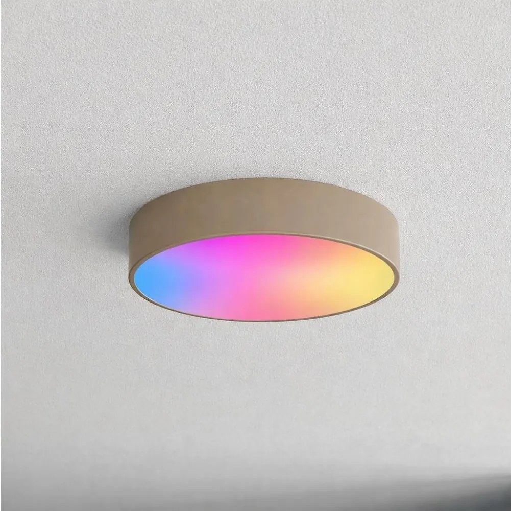 Brilagi - Plafonieră LED RGBW reglabilă CLARE 3xE27/9W/230V Wi-Fi bej
