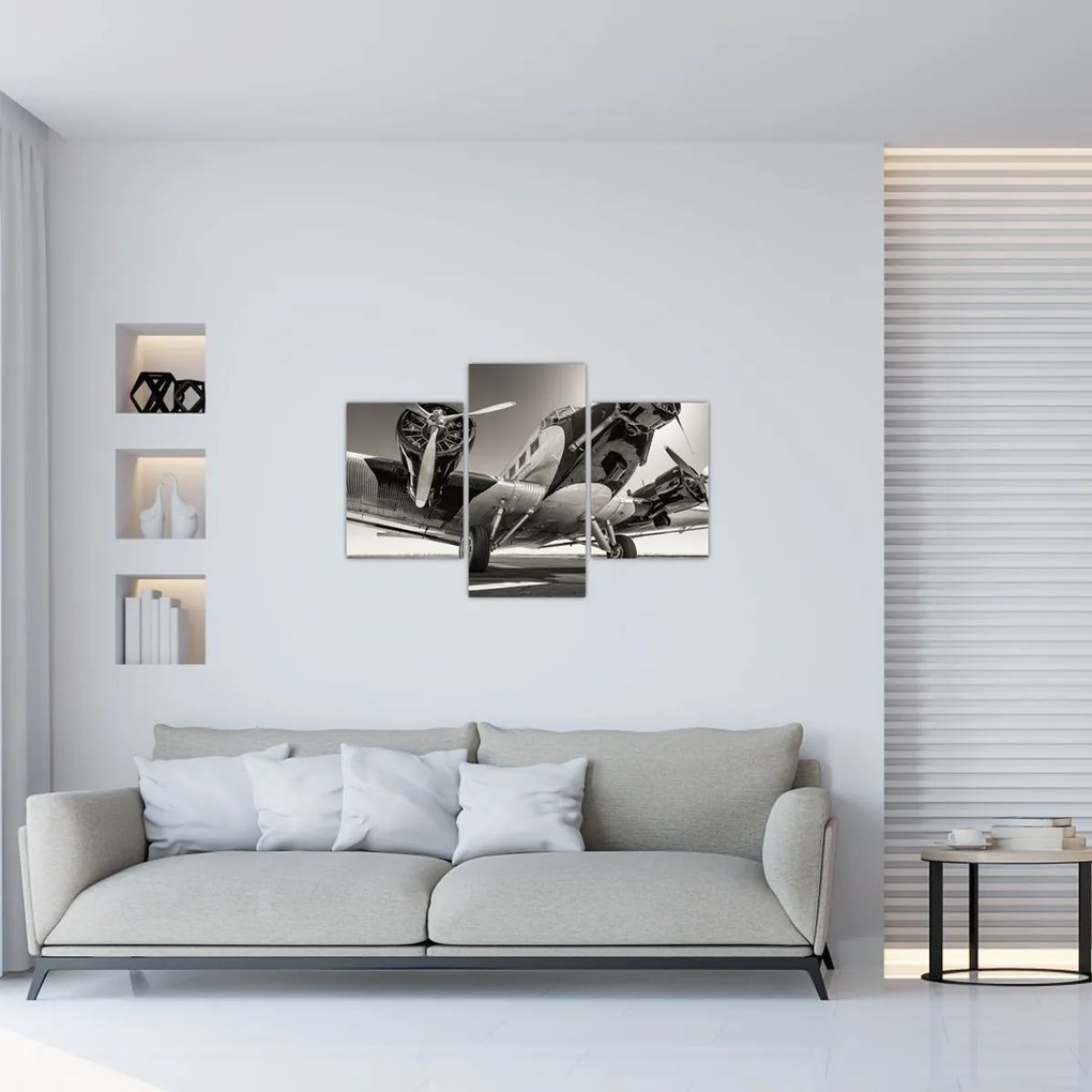Tablou - Avioane istorice (90x60 cm)