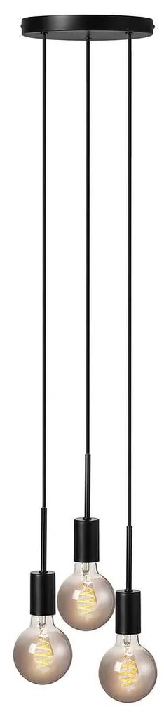 Lustra cu 3 pendule design modern PACO negru 2112063003 NL