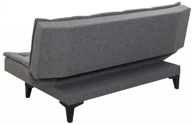 Set Canapea si Fotoliu Extensibilă Santo - S, Gri Inchis