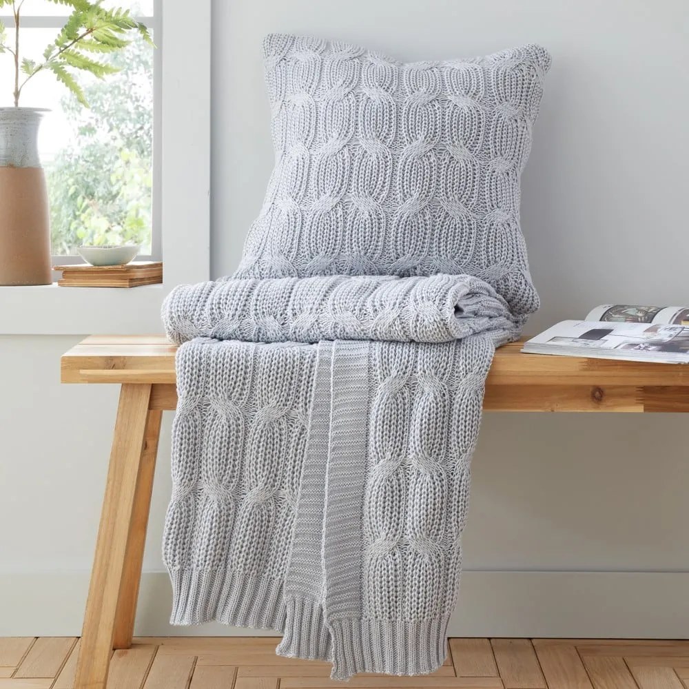 Față de pernă 45x45 cm Chunky Marl Knit – Catherine Lansfield