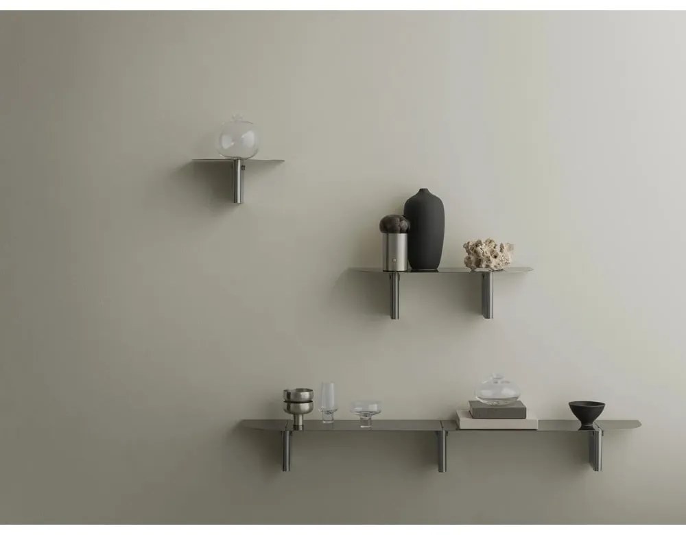 Raft argintiu mat din oțel inoxidabil 80 cm Oru – Blomus