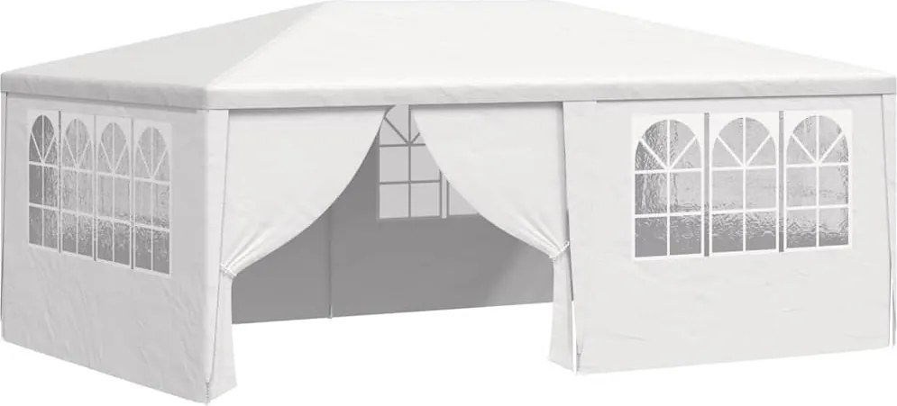 vidaXL Cort de petrecere profesional cu pereți alb 4 x 6 m 90 g/m²
