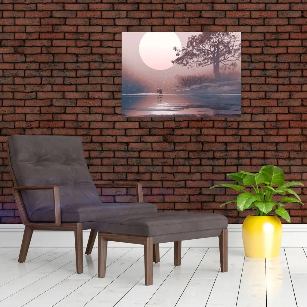 Tablou Perechea îndrăgostită (70x50 cm)