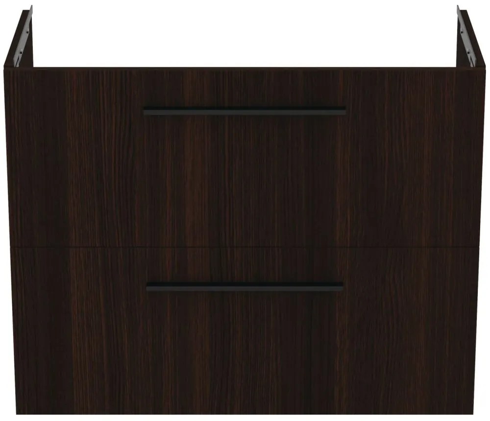 Dulap baza lavoar, 80x38x63 cm, 2 sertare, cafea stejar Stejar cafeniu