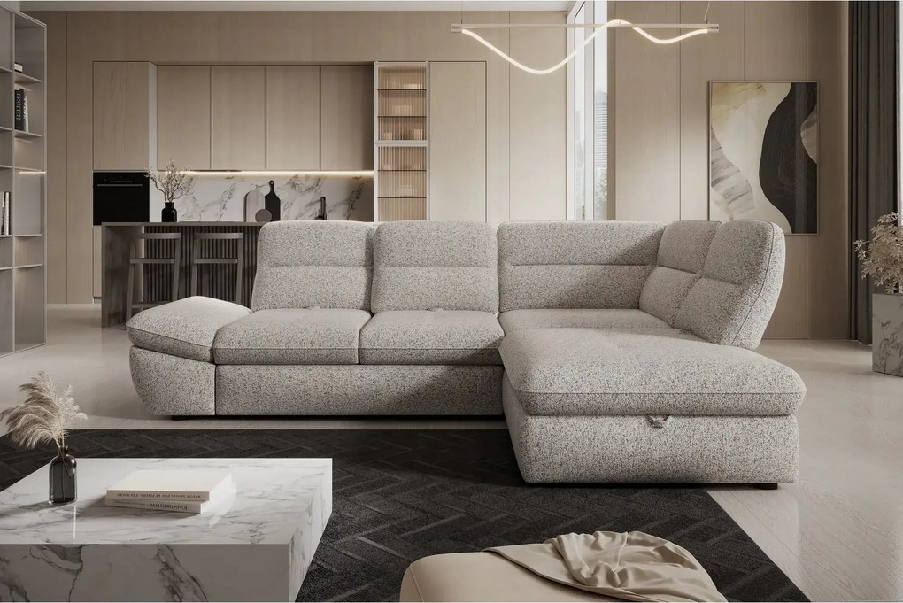 Coltar extensibil GALIANO L, personalizabil materiale gama Premium, cu