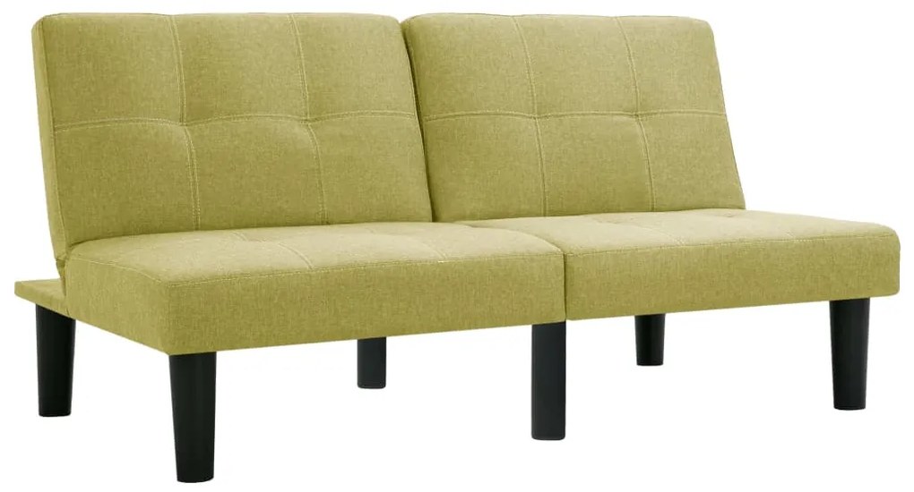 Canapea cu 2 locuri, verde, material textil Verde