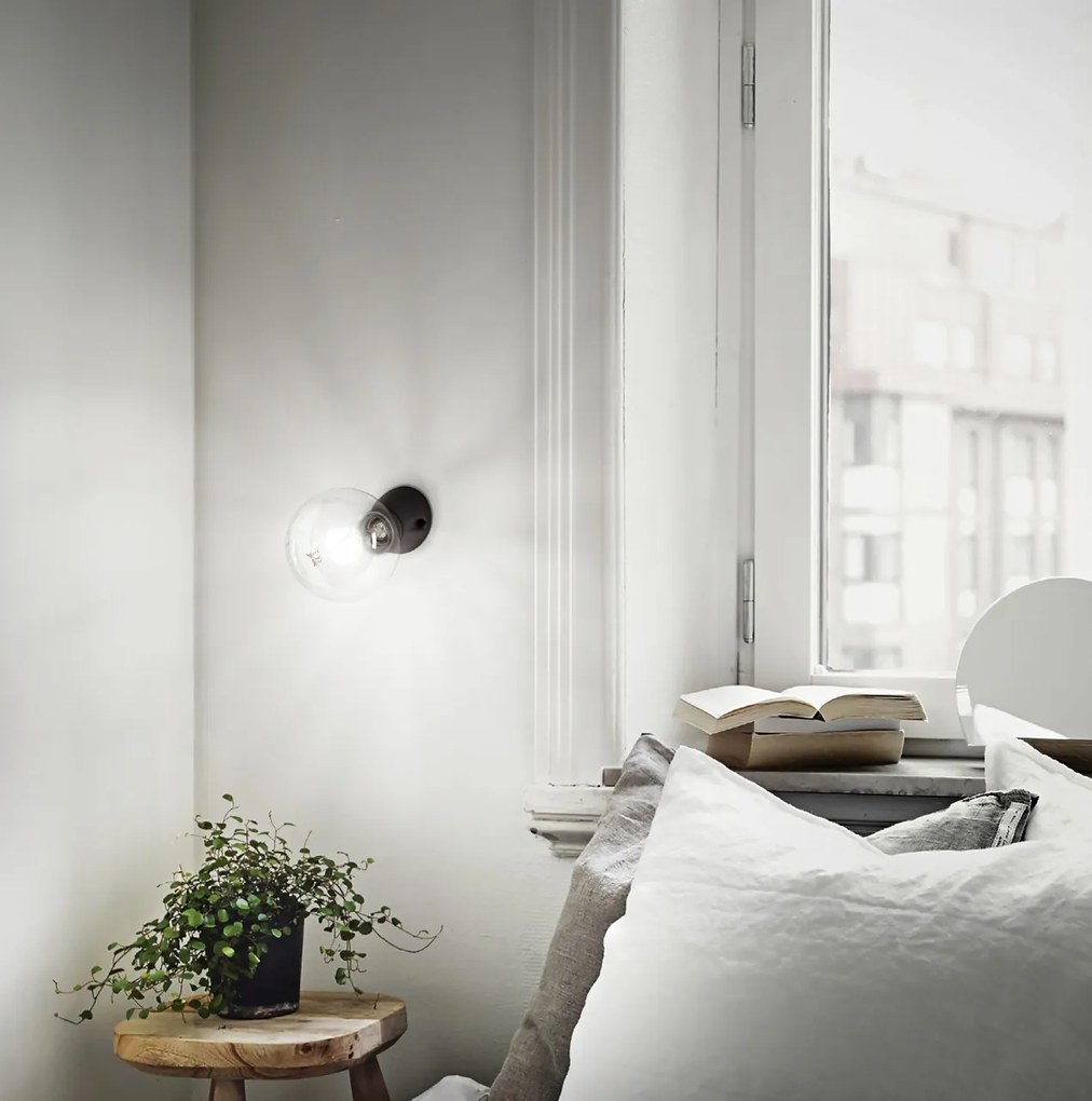 Aplica moderna din ceramica smaltuita WINERY AP1 NERO 180304