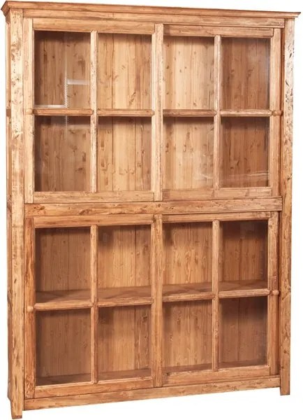 Vitrina L154 37 H212 cm, lemn masiv.