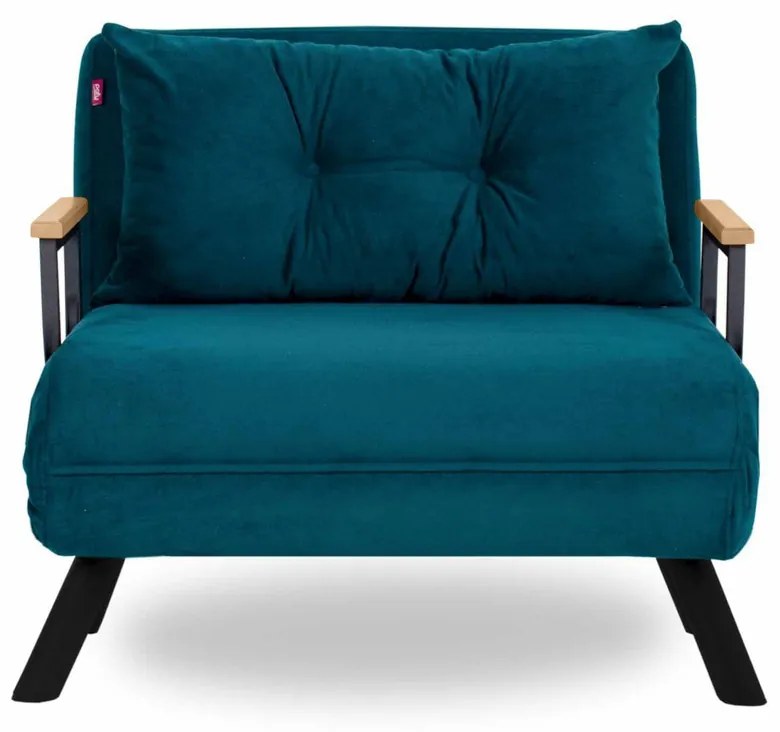 Fotoliu Sando Single Petrol Green