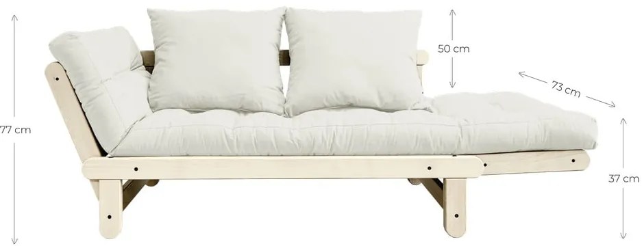 Canapea variabilă KARUP Design Beat Natural, bej