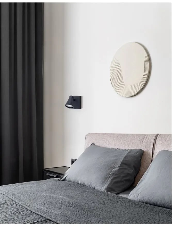 Aplica cu spot DUBLIN negru NVL-9155712