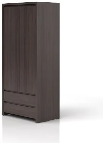 Dulap de haine Kaspian SZF2D2S (Wenge). 735090