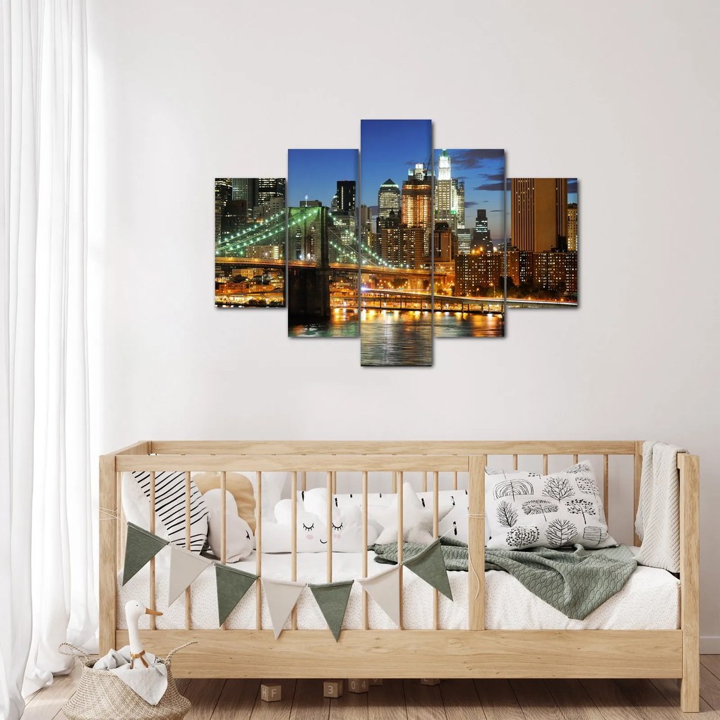 Tablou - Pod cu New York (150x105 cm)
