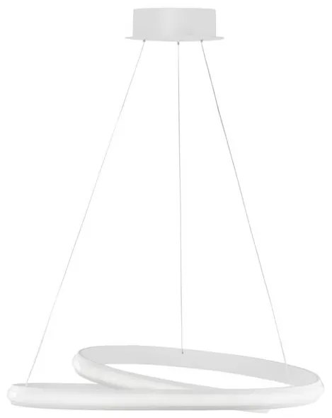 Lustra suspendata LED design modern Malvi, alb NVL-9357041