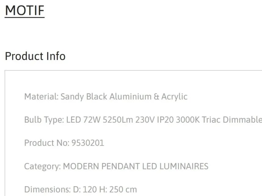 Lustra LED dimabila design circular MOTIF D-120cm