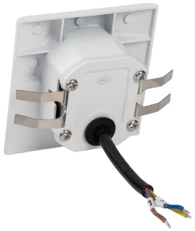 Kanlux 39141 - Aplica LED pentru scări EXIN cu senzor, 2,5W/230V, 4000K, IP65, alb, pătrat