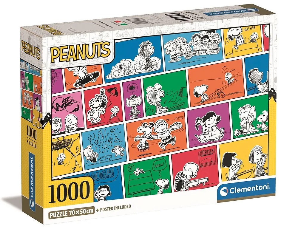 Snoopy Puzzle Compact 1000 de piese Clementoni