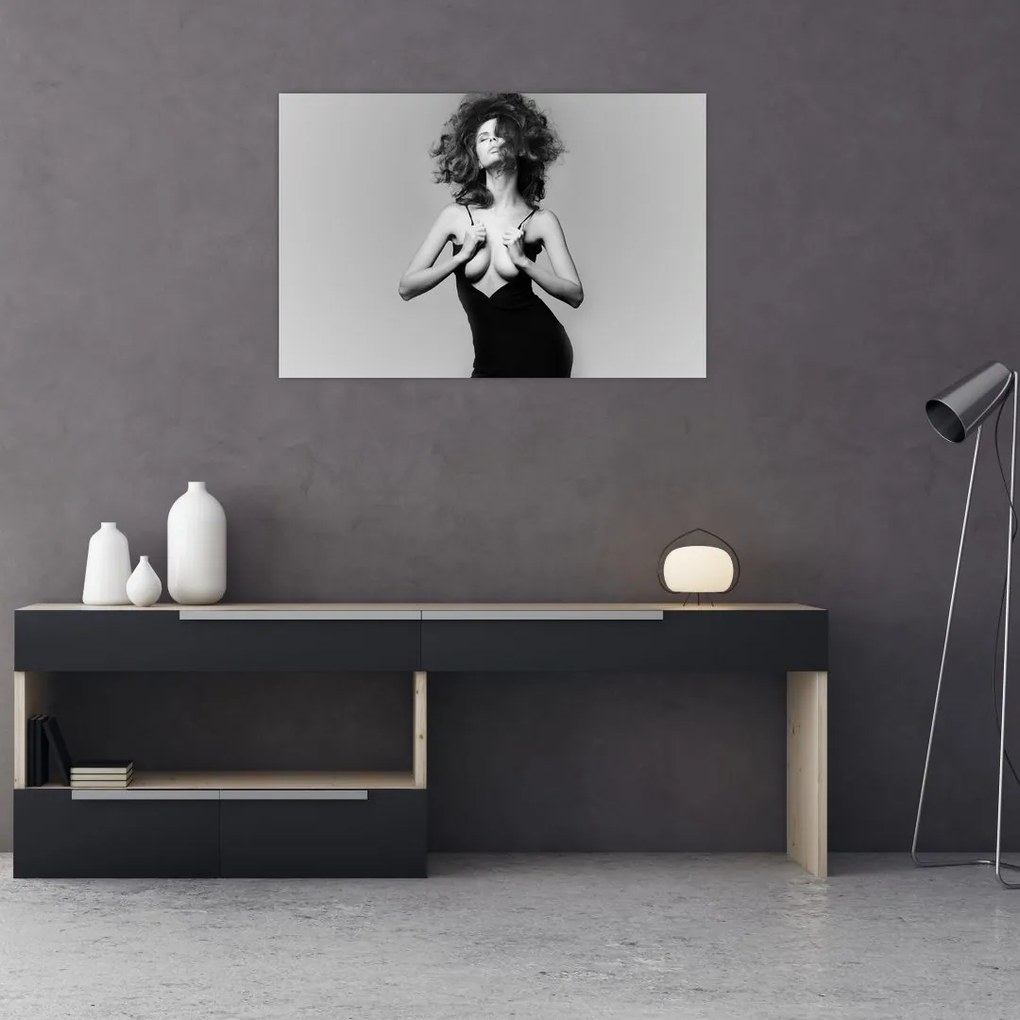 Tablou - Femeia în negru (90x60 cm)