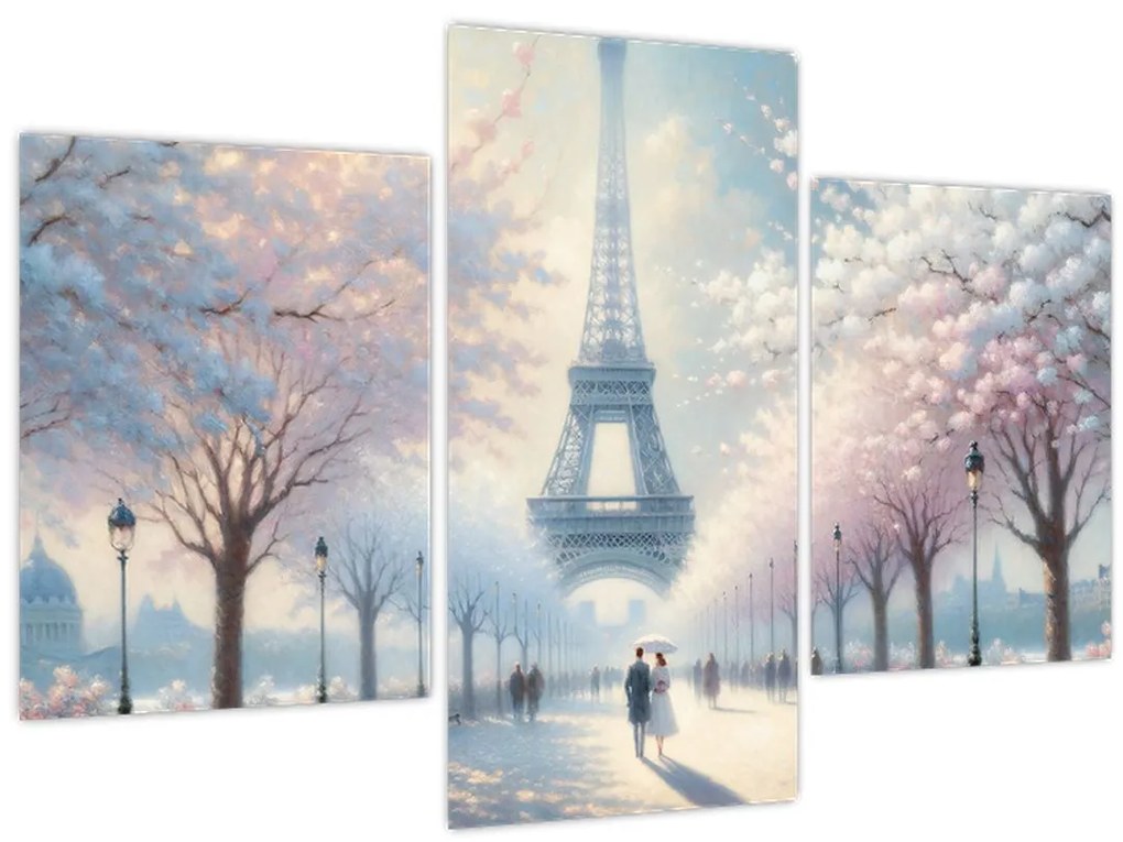 Tablou - Pictură din Paris (90x60 cm)