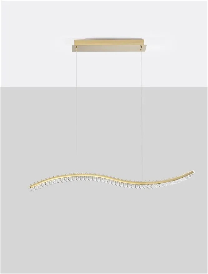 Lustra LED suspendata cristal design elegant AURELIA 40W