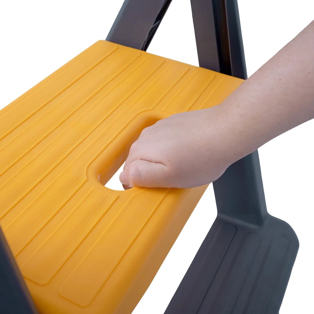 Scară din plastic cu două fețe 4Home Dual, 3 trepte