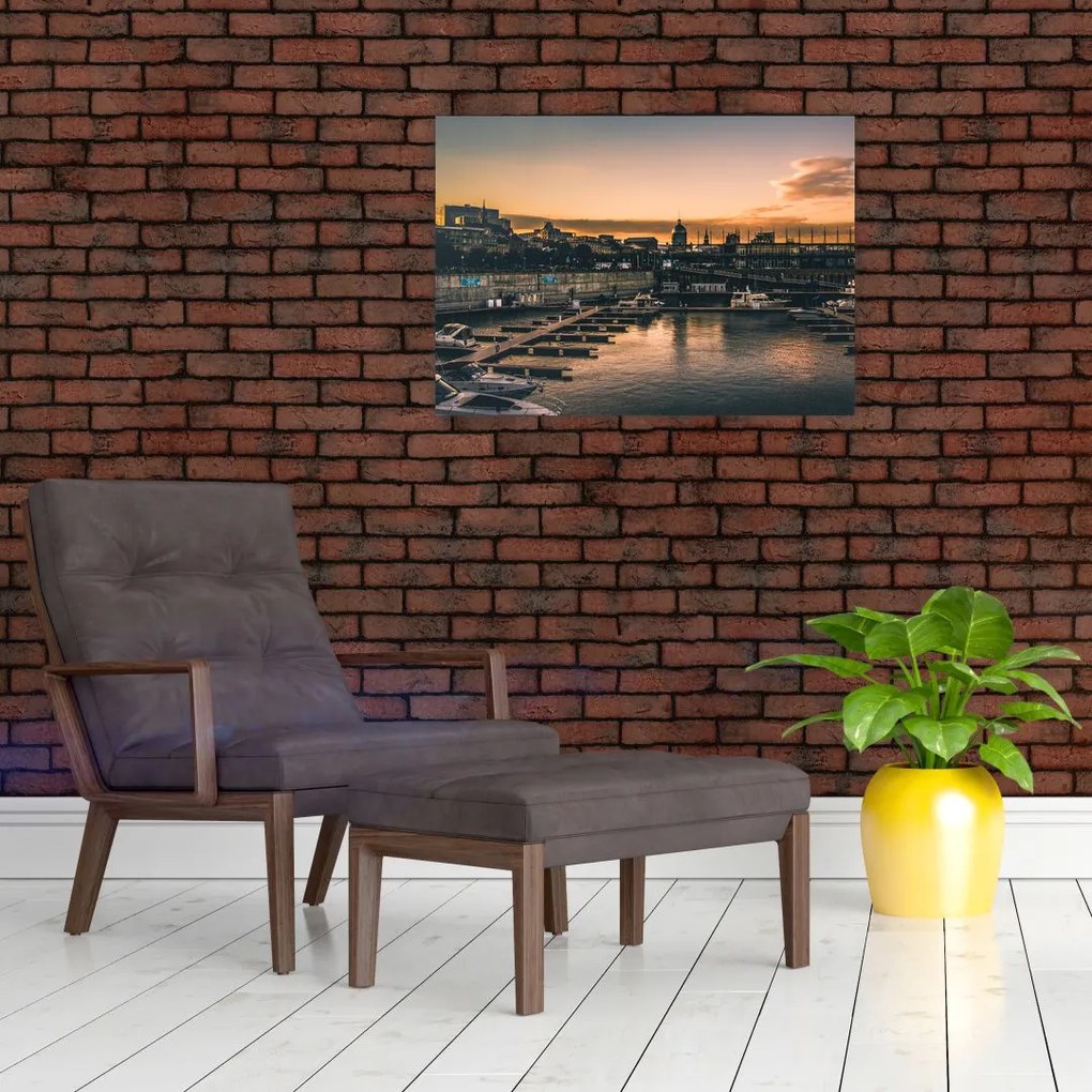 Tablou - orașul port (70x50 cm)