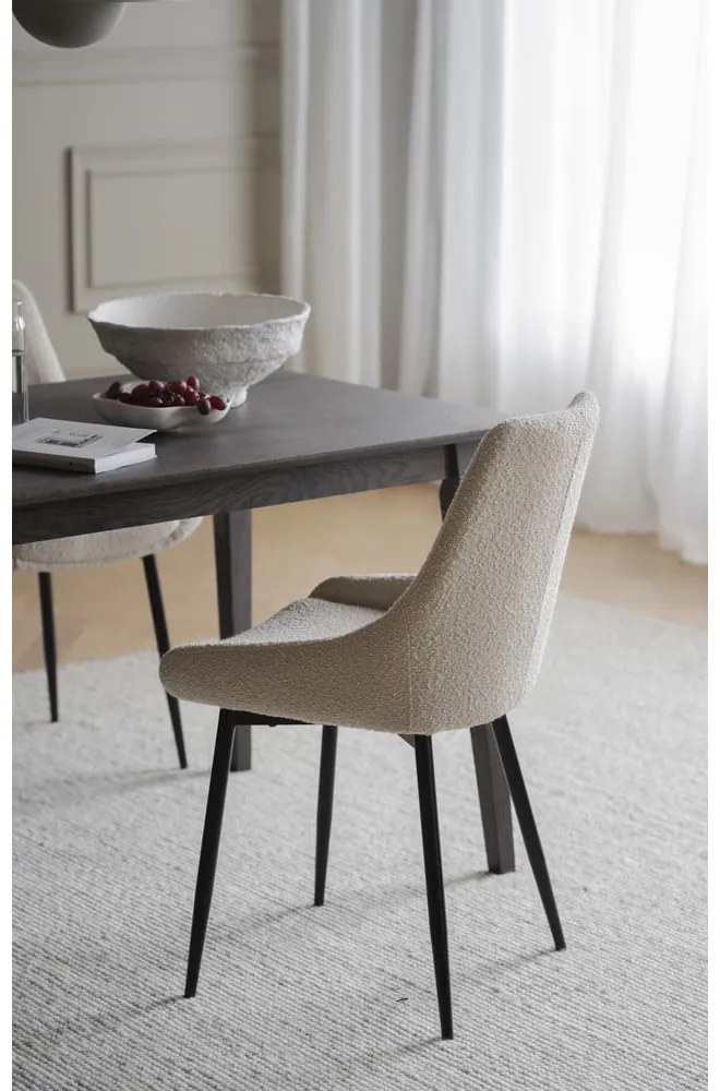 Scaune de dining bej 2 buc. Sierra – Rowico