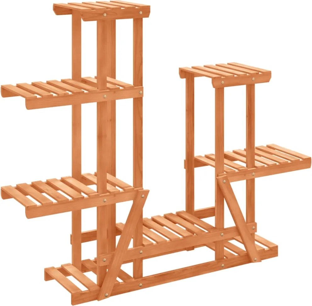 vidaXL Suport pentru flori, 95 x 25 x 96 cm, lemn masiv de brad