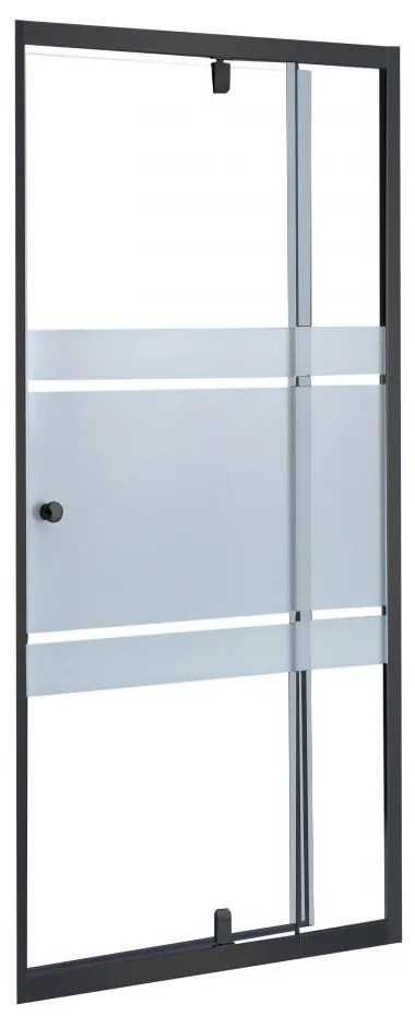 Flexi-S ușă de duș reglabilă 96-111x185 cm negru